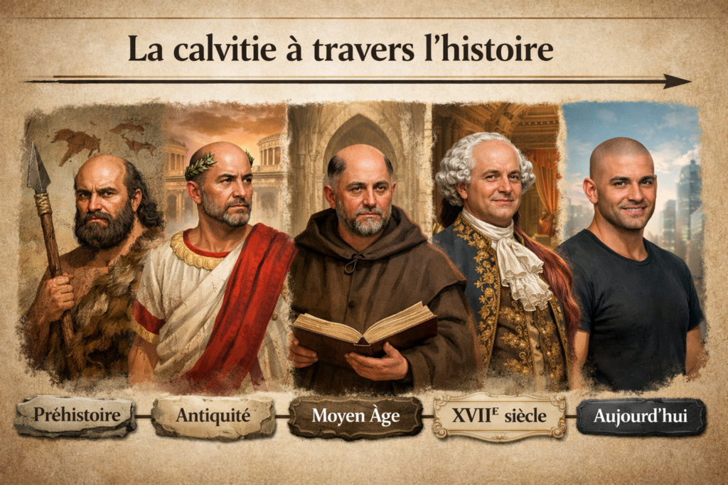 calvitie dans l’histoire